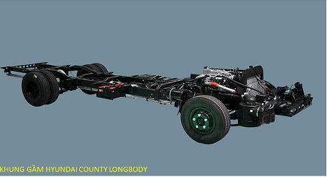 Khung gầm Hyundai County Longbody