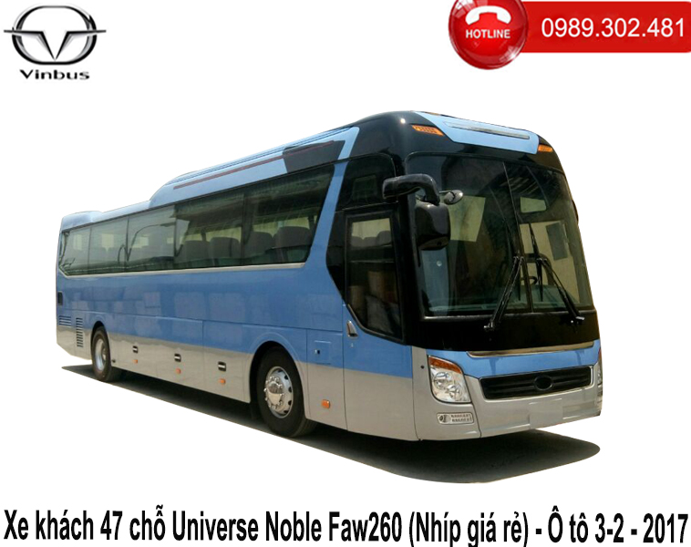 Xe Universe Noble K47 Faw 260ps - ô tô 3-2, xe universe nhíp giá rẻ