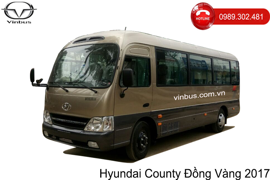 Xe khách 29 chỗ Hyundai County Đồng Vàng, Hyundai Đồng Vàng