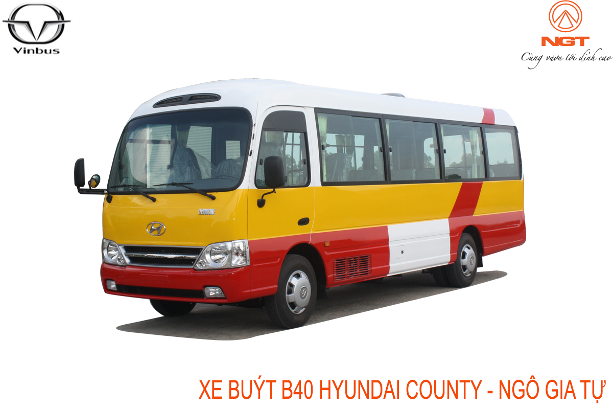 Xe buýt B40 Hyundai County - Ngô Gia Tự