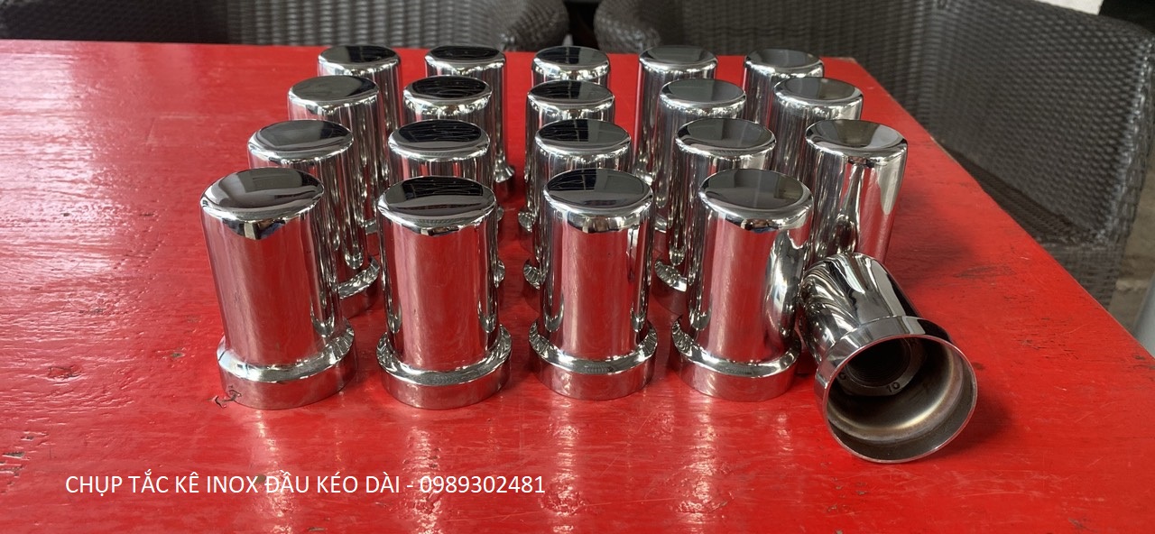 CHỤP INOX ỐC TẮC KÊ XE ĐẦU KÉO