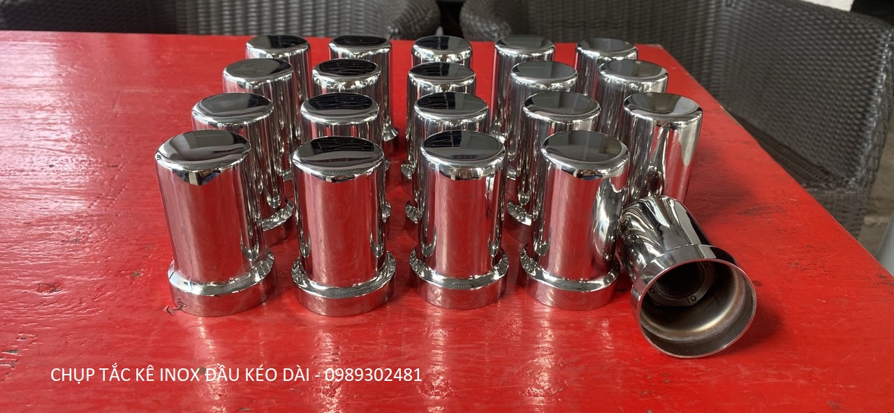 CHỤP INOX ỐC TẮC KÊ XE ĐẦU KÉO 